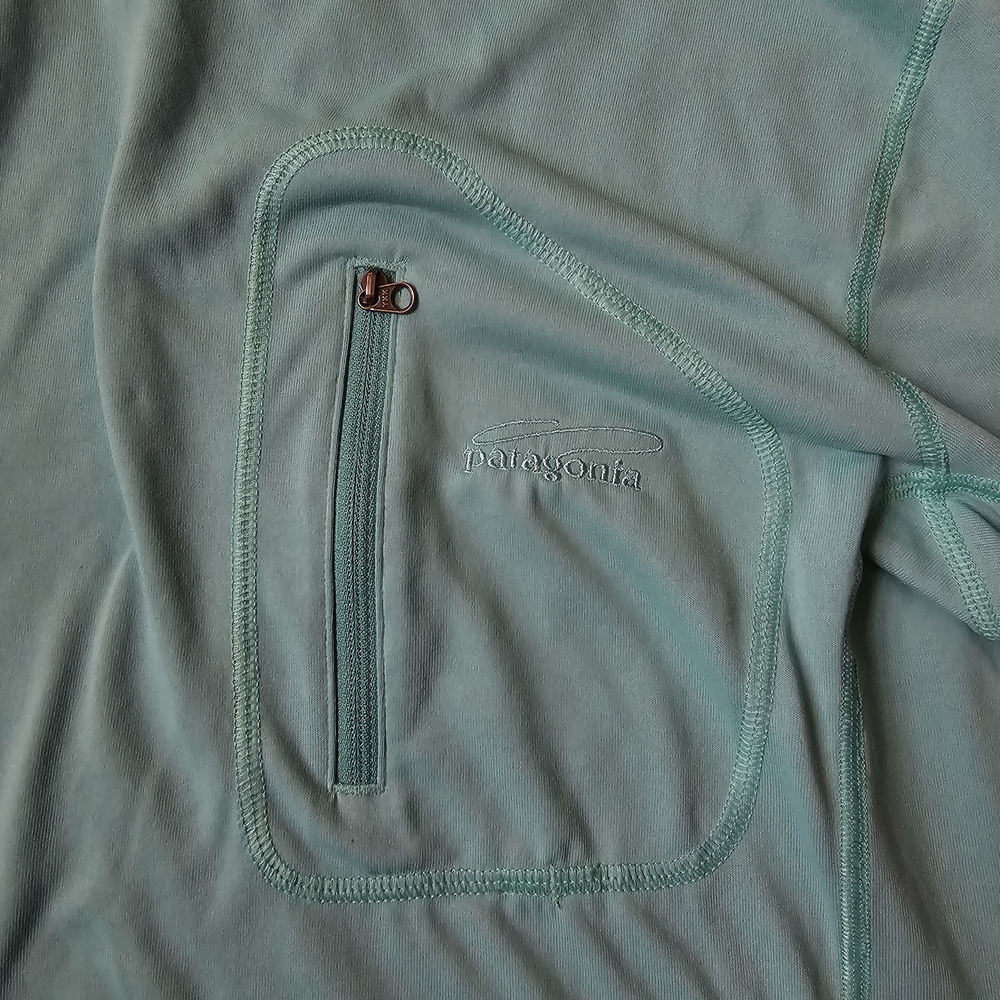 Patagonia Men's Teal Long Sleeve Shirt - Picture 5 of 5
